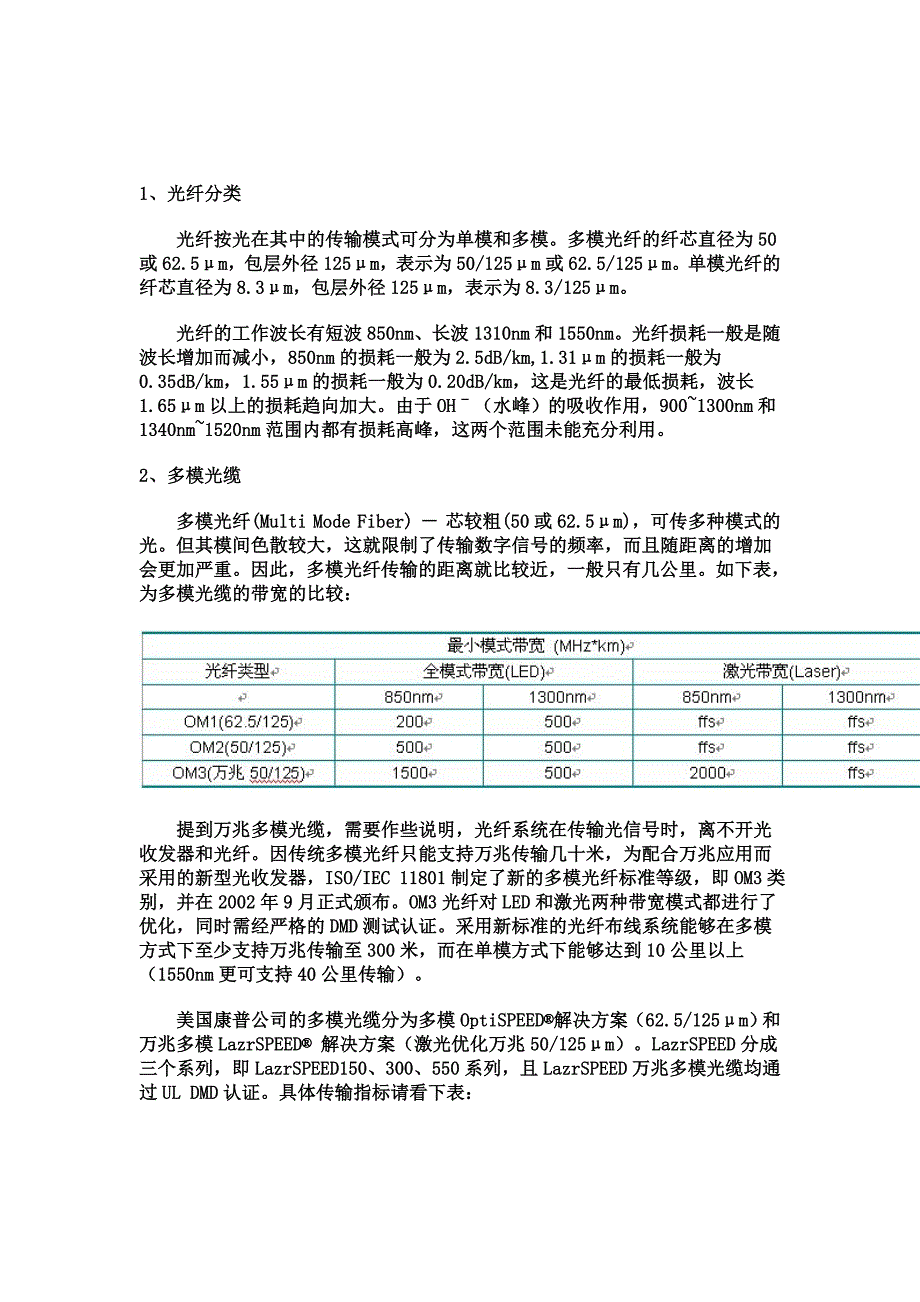 【2017年整理】多模光纤和单模光纤区别_第4页