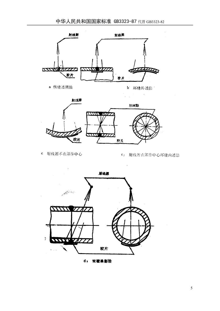 【2017年整理】钢熔化焊对接接头射线照相和质量分级_第5页