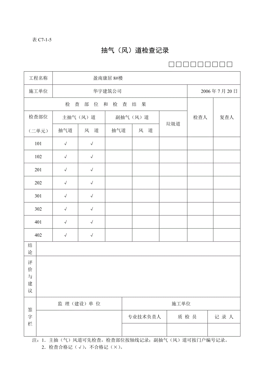 【2017年整理】抽气风道检查记录_第3页