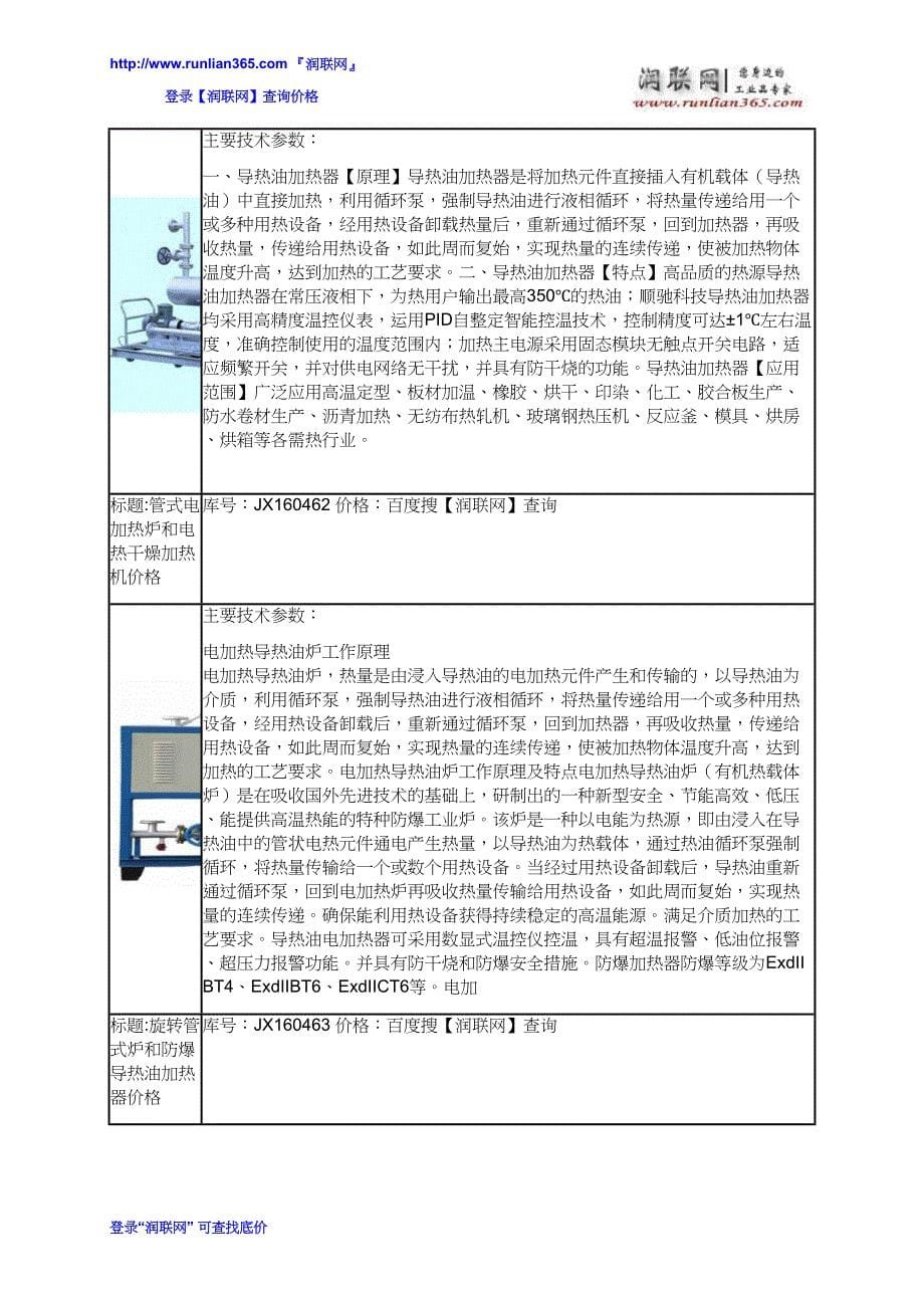 【2017年整理】多温区管式炉和导热油炉锅炉价格_第5页