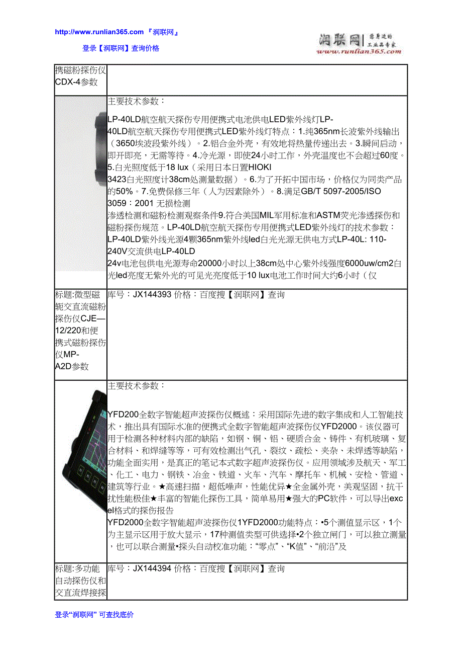 【2017年整理】便携式探伤仪CJE-2A型和数字超声波探伤仪价格_第3页