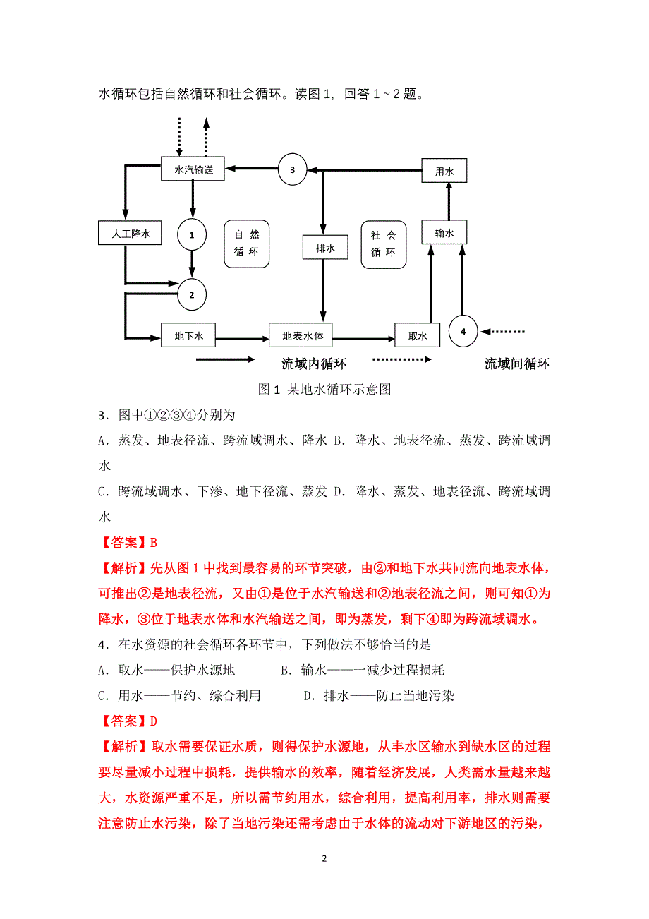 【2017年整理】地球上的水第一节自然界的水循环 文档_第2页