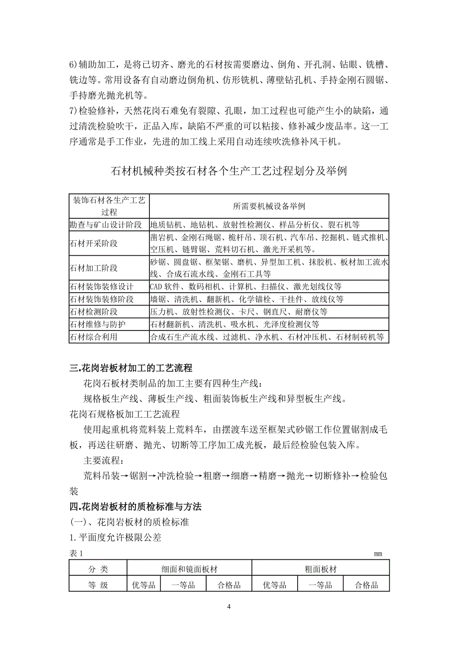 【2017年整理】第三讲  花岗石板材的加工工艺_第4页