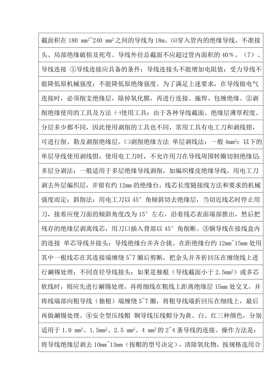 【2017年整理】管内穿绝缘导线安装技术交底_第3页