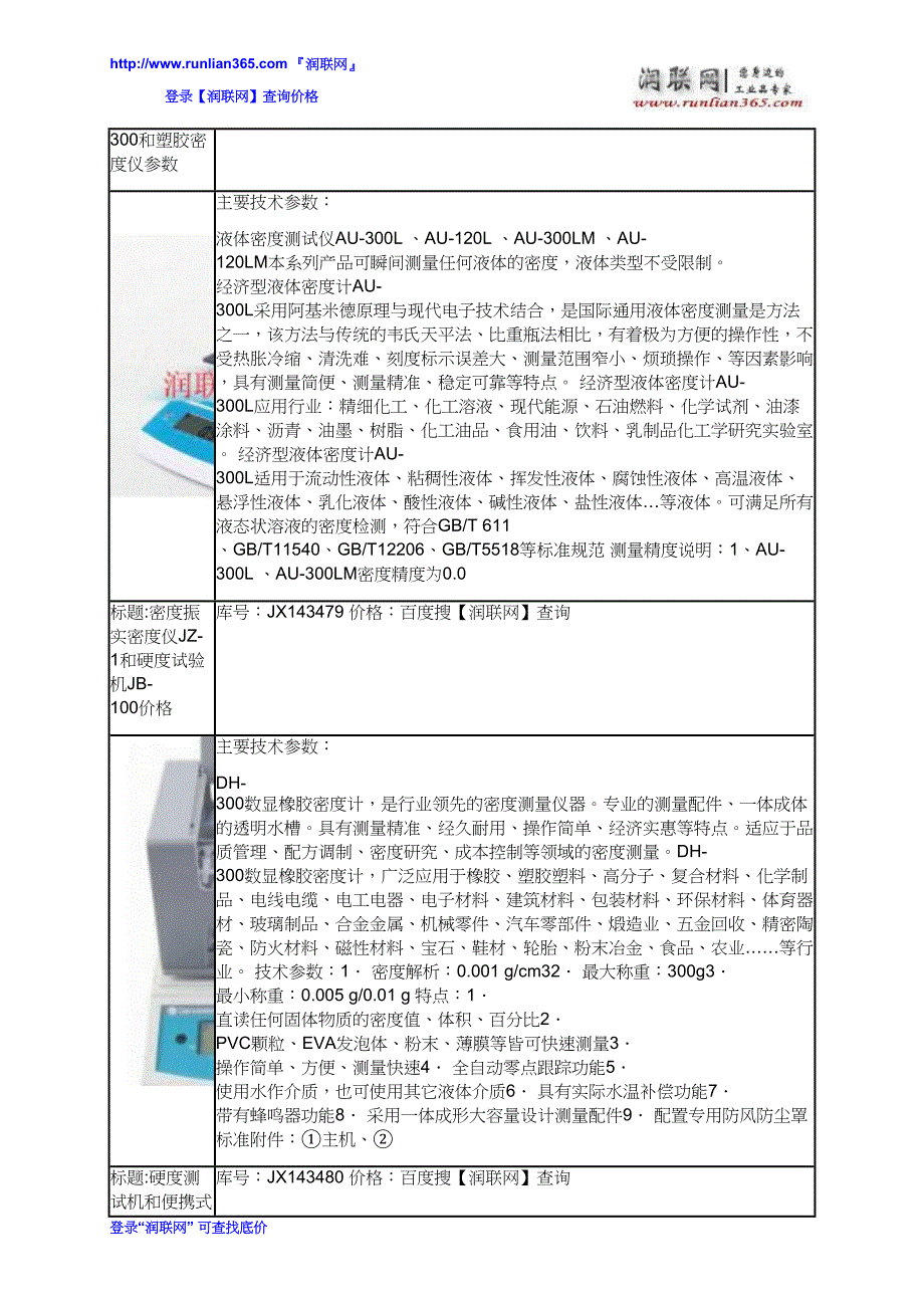 【2017年整理】粉尘自然堆积松装密度计JHY-1002和液体密度计价格_第4页