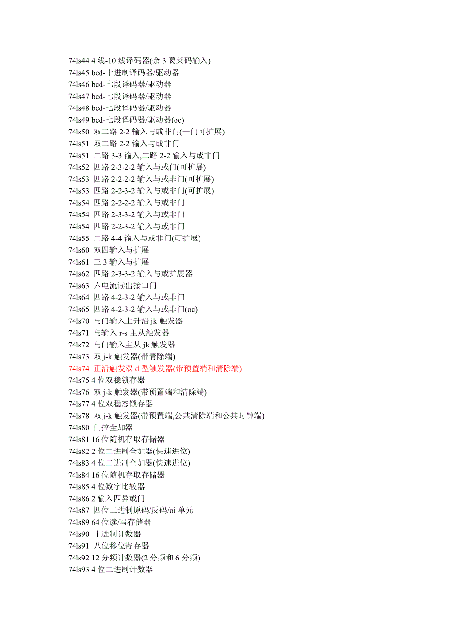 【2017年整理】常用门电路74系列芯片_第2页