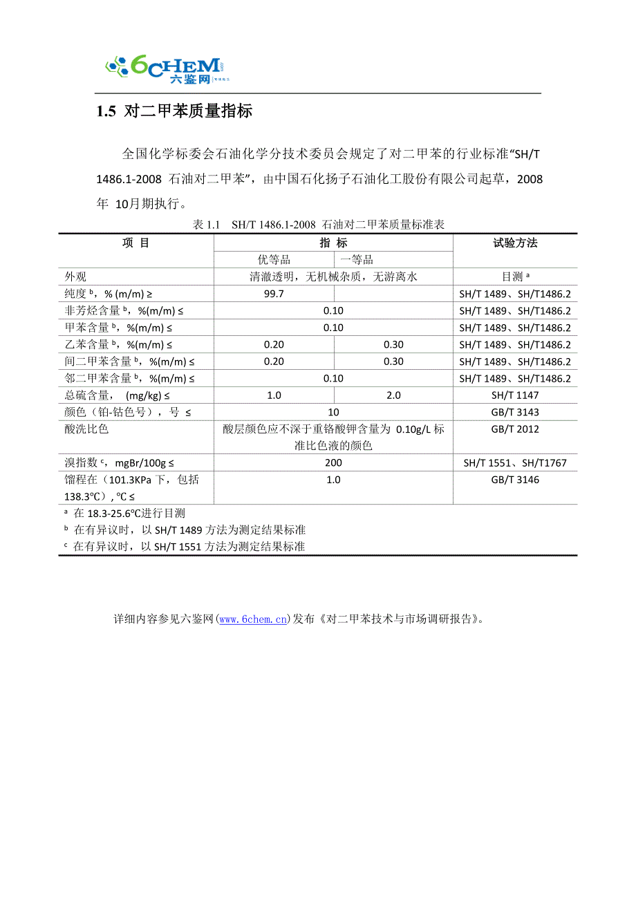 【2017年整理】对二甲苯理化性质与质量指标_第3页