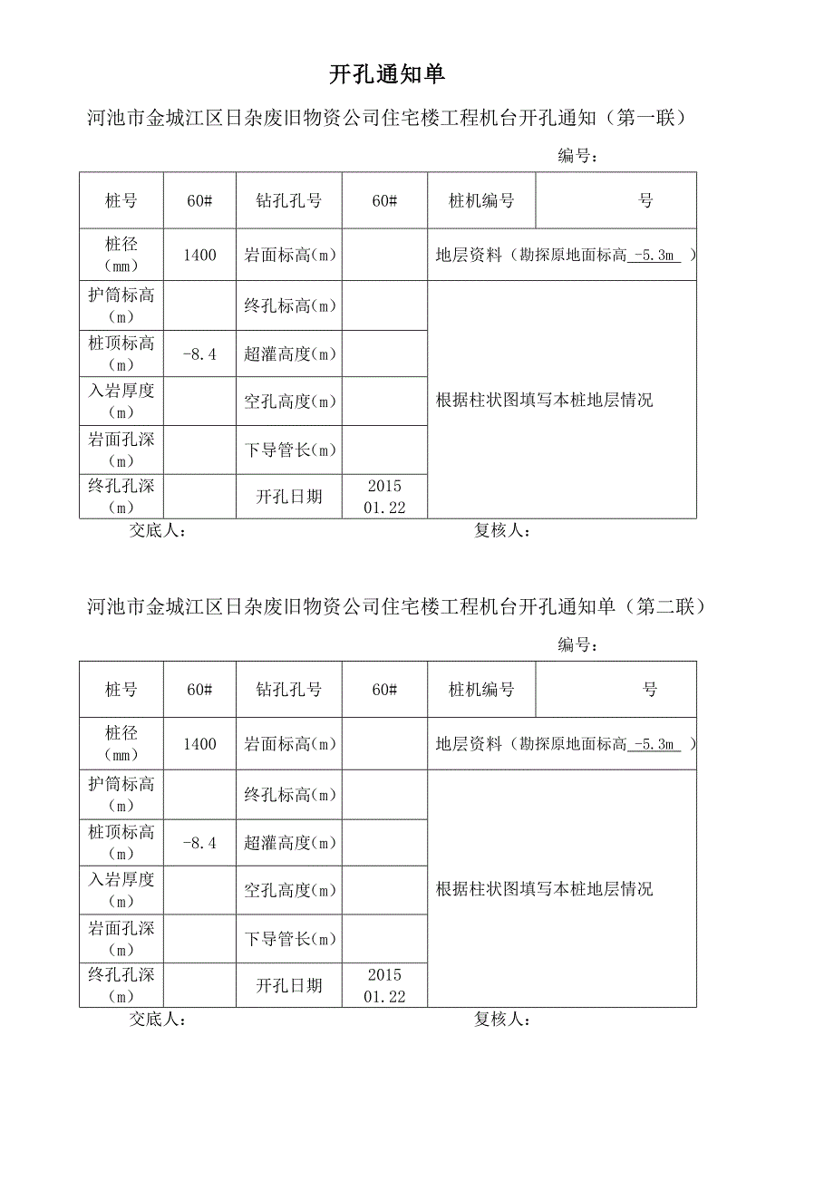 【2017年整理】冲孔桩检验批_第1页