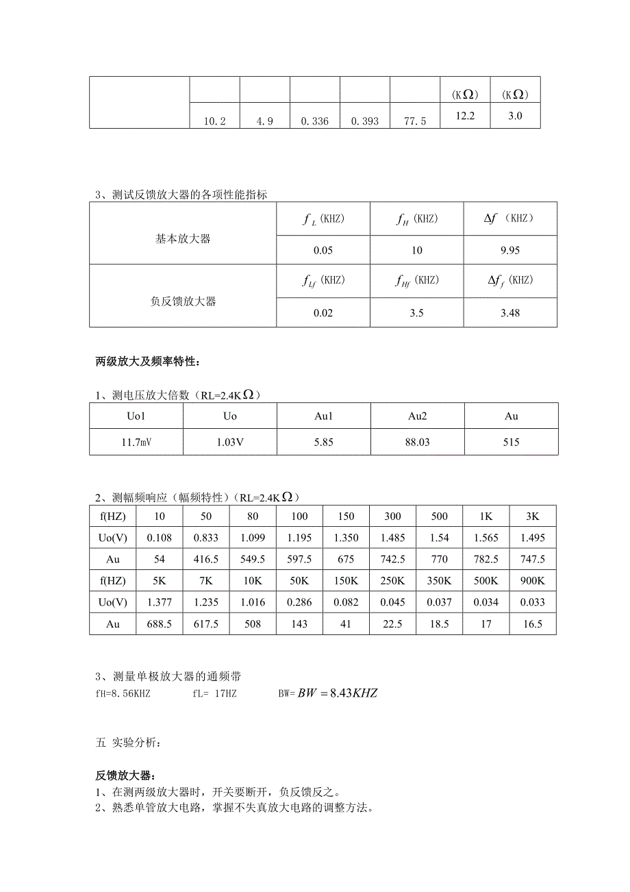 【2017年整理】反馈放大器和两级放大及频率特性_第4页