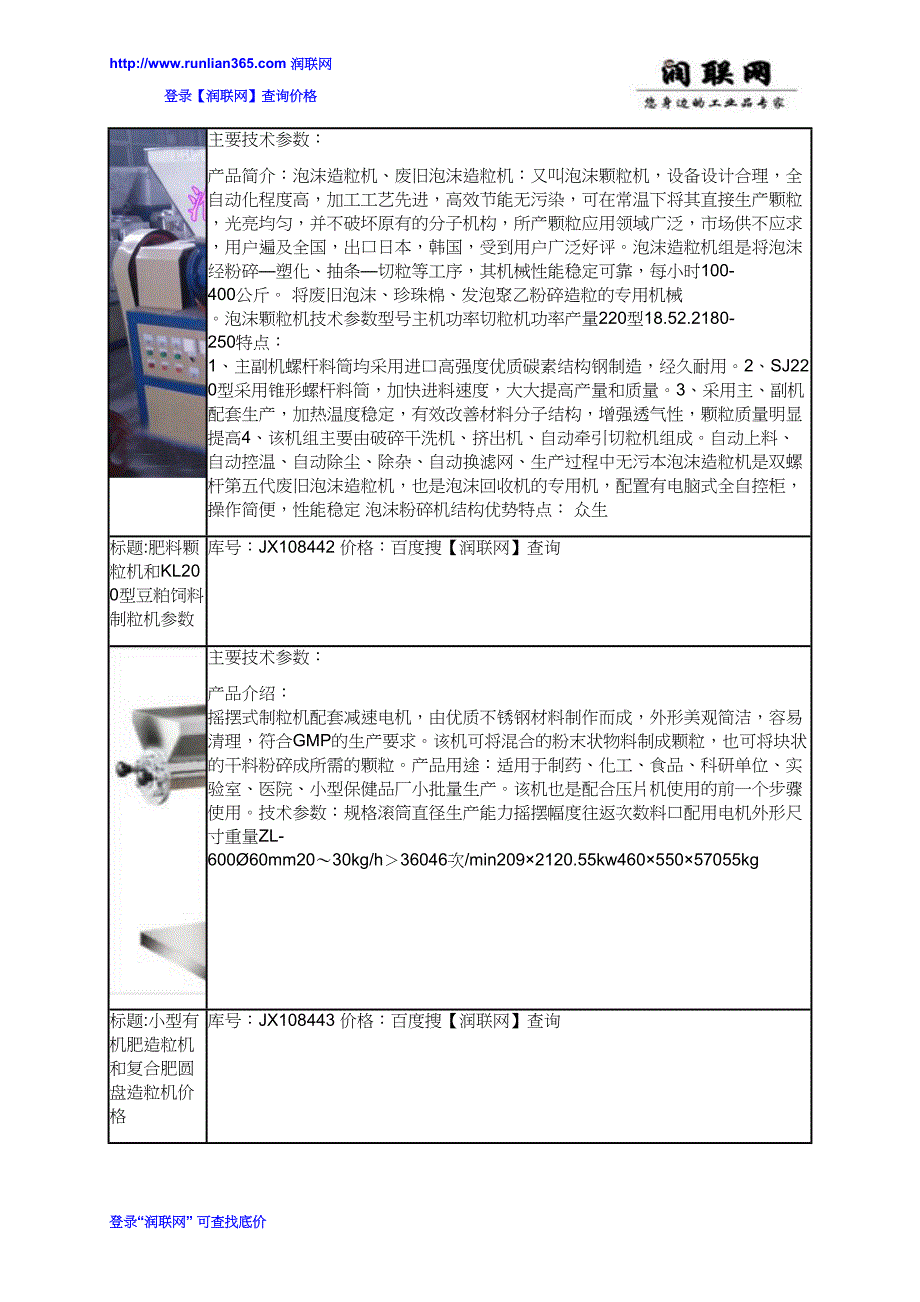 【2017年整理】复合肥盘式造粒机和双轴挤压造粒机价格_第3页