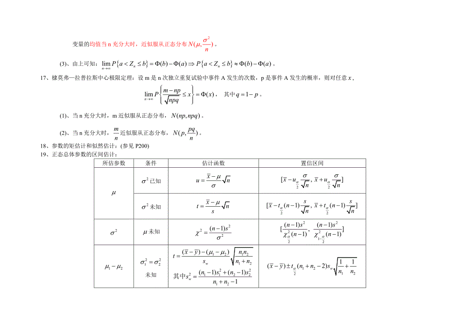 【2017年整理】常见分布的期望和方差_第4页