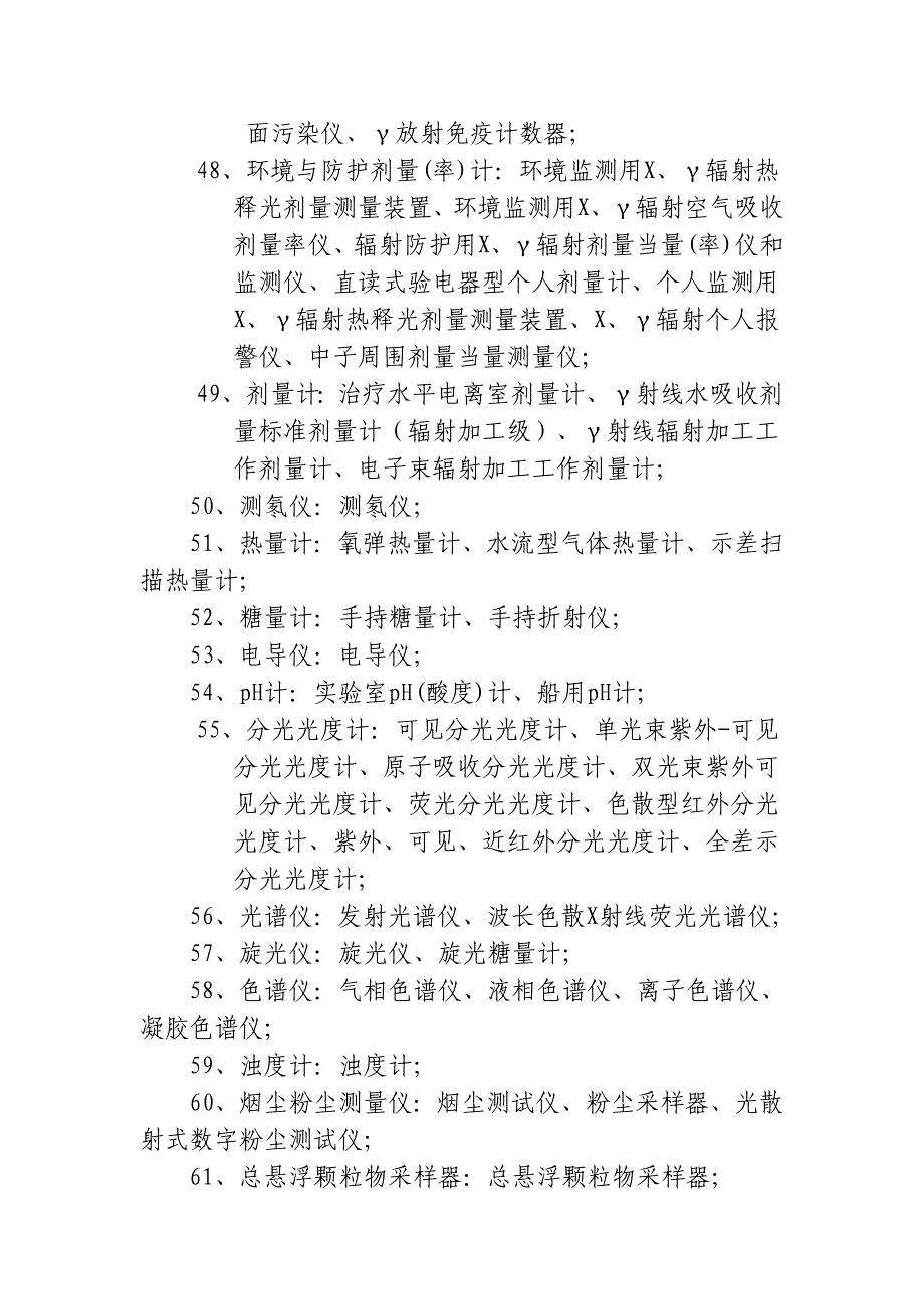 【2017年整理】国家重点管理的计量器具_第4页