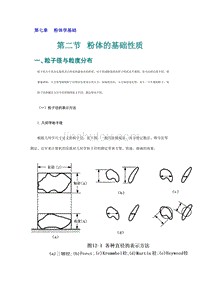 【2017年整理】第七章粉体学基础