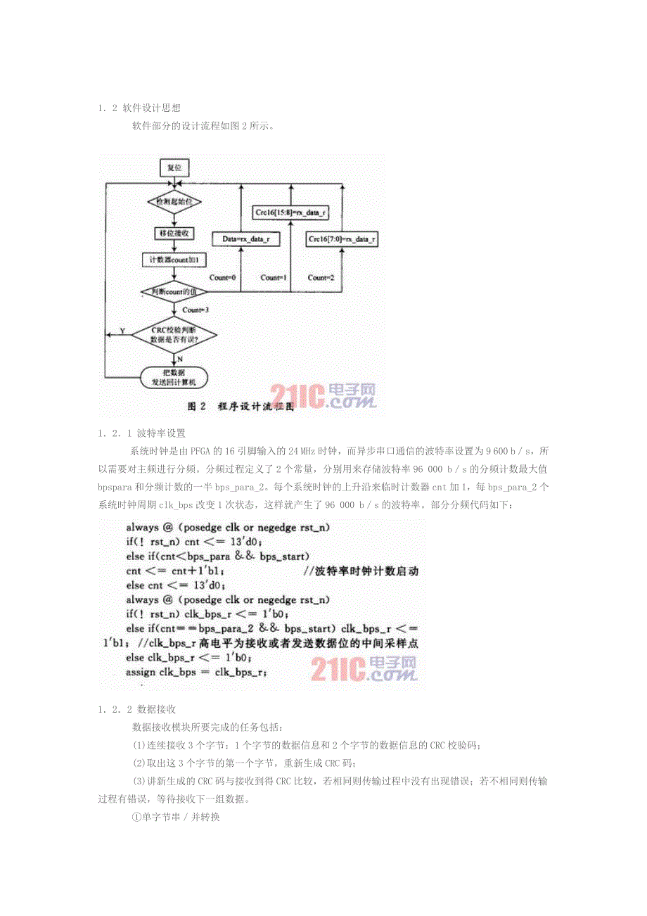 【2017年整理】基于FPGA的带CRC检验的一步串口通信_第2页