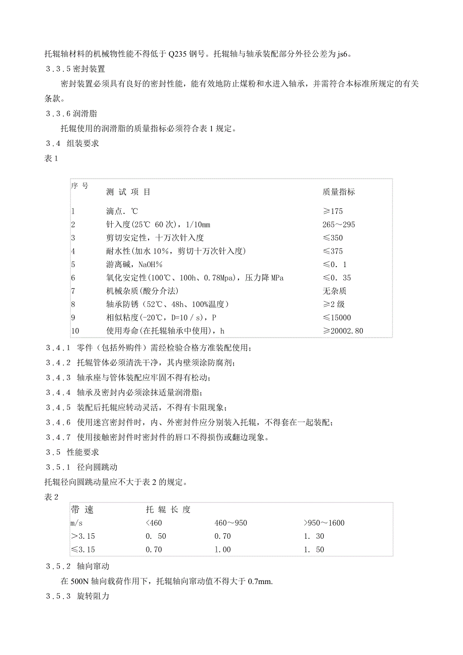 【2017年整理】托辊技术条件_第2页