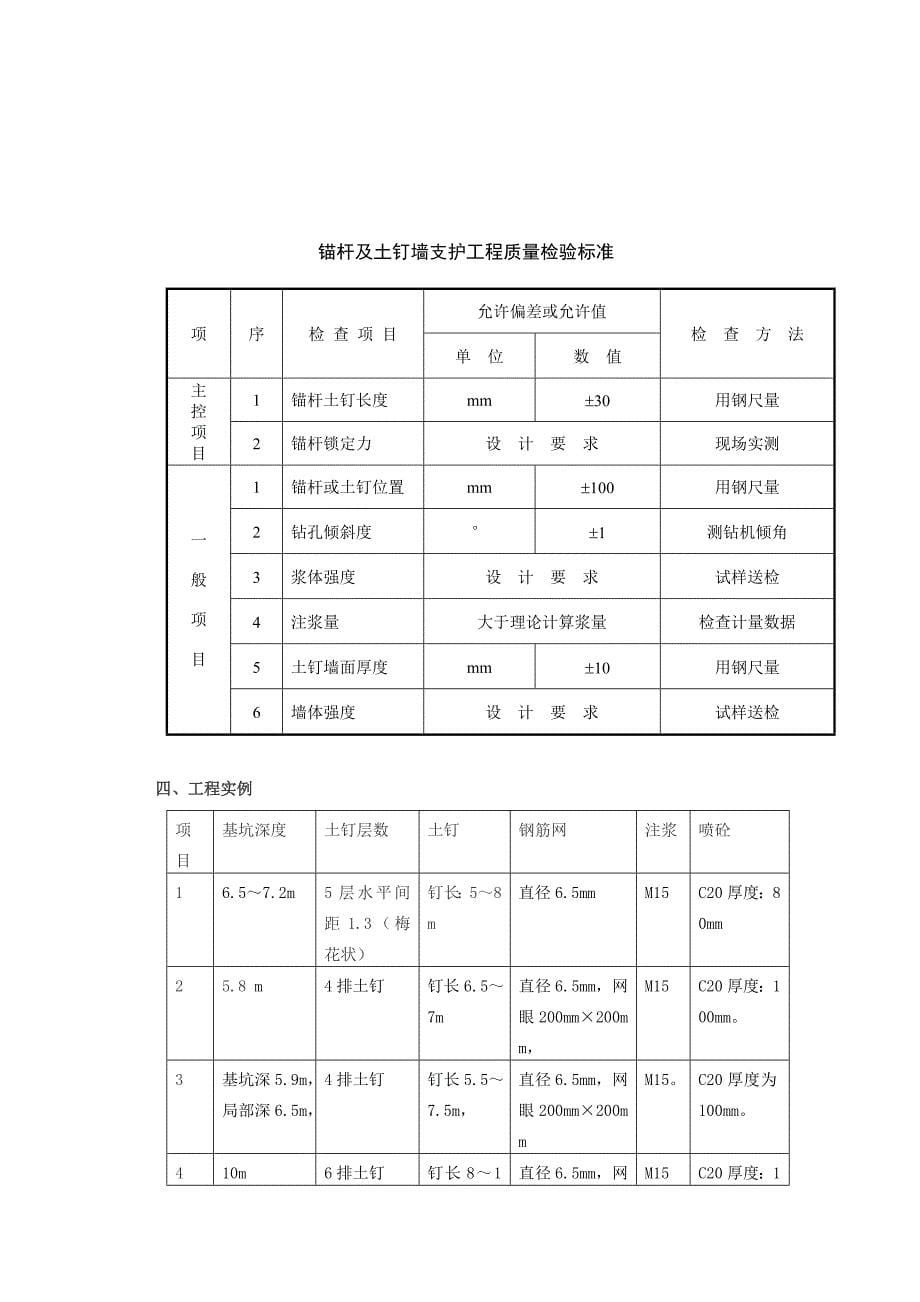 【2017年整理】土钉墙的施工质量控制_第5页