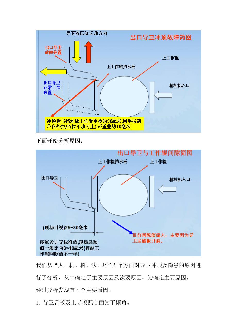 【2017年整理】精轧机导卫冲顶事故的预防_第2页