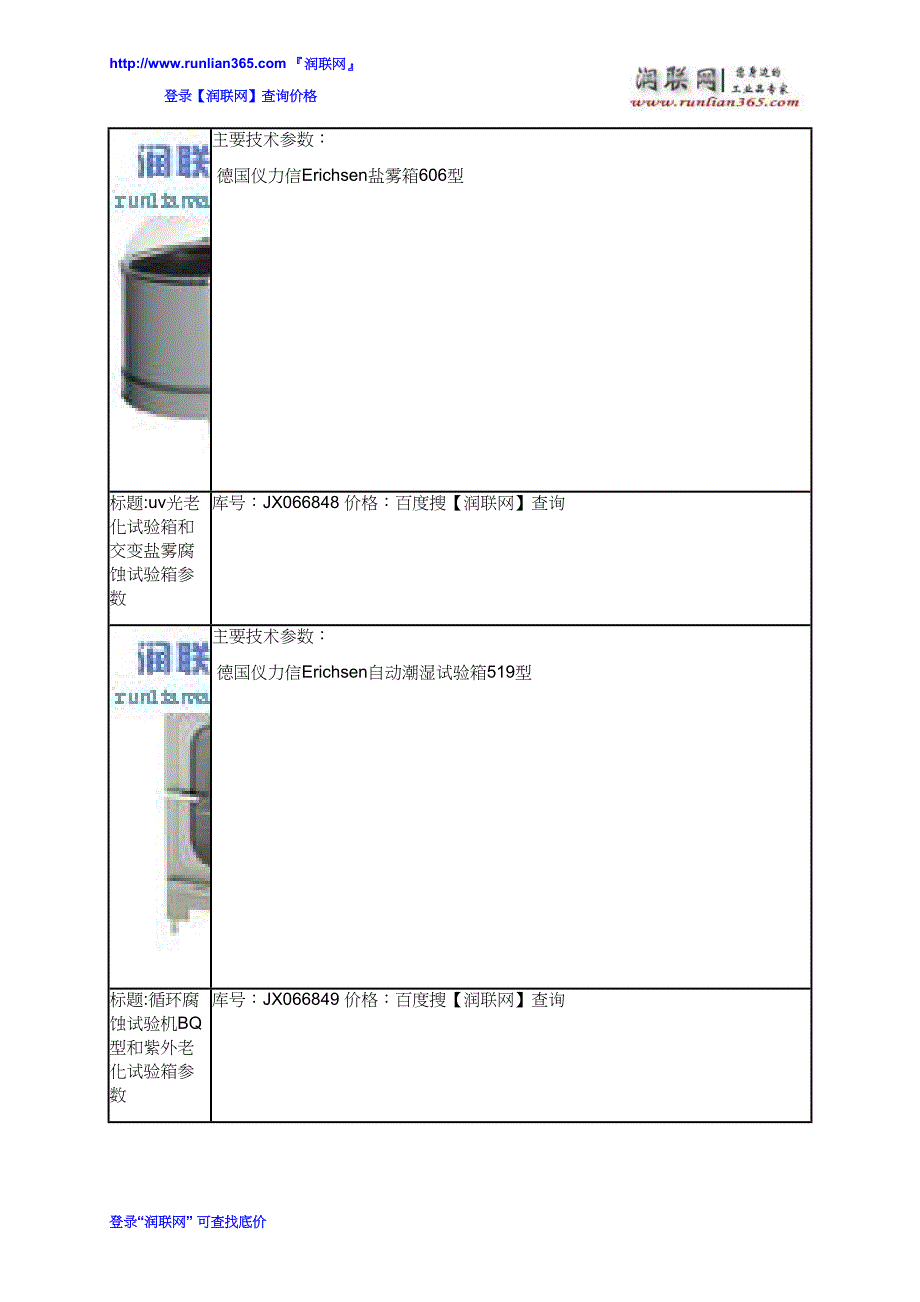 【2017年整理】湿热老化试验箱和复合式盐雾试验机价格_第4页