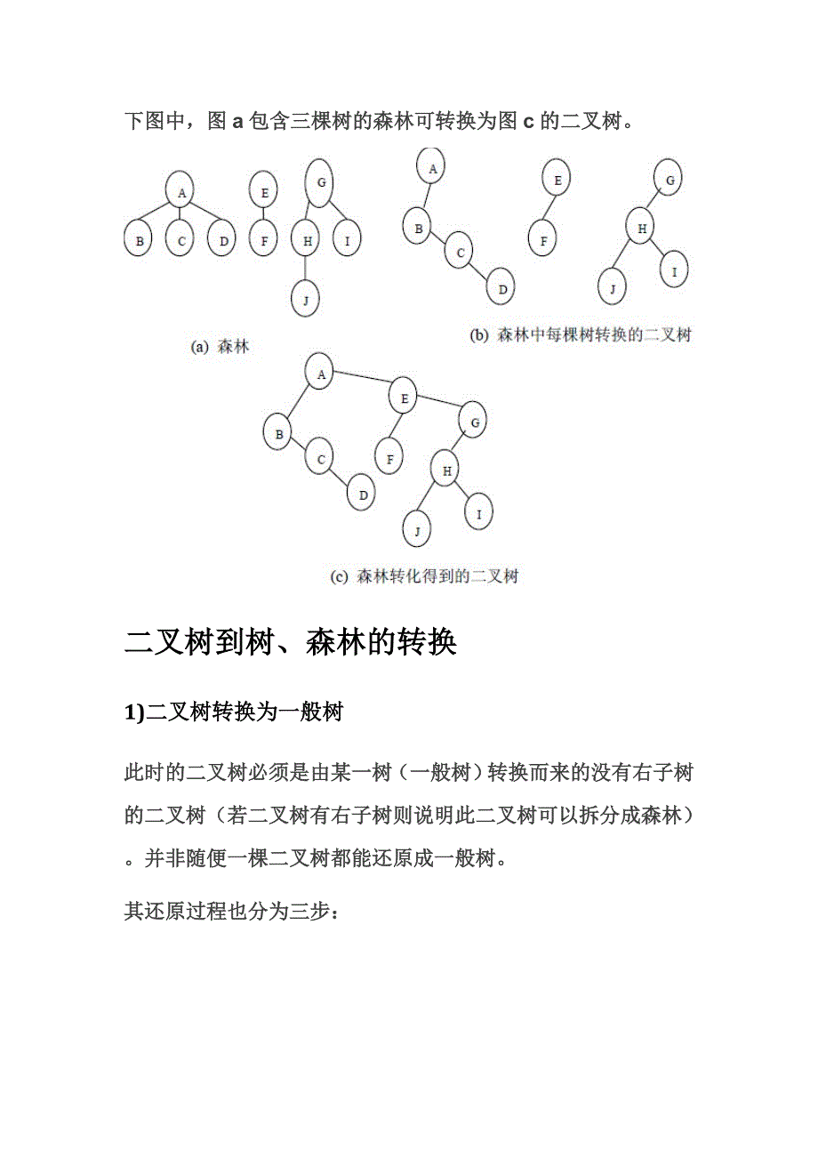 【2017年整理】树,二叉树,森林的转化_第4页