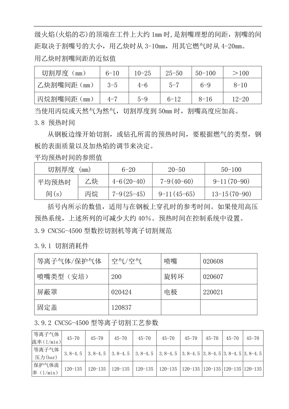 【2017年整理】普通数控切割工艺参数_第4页