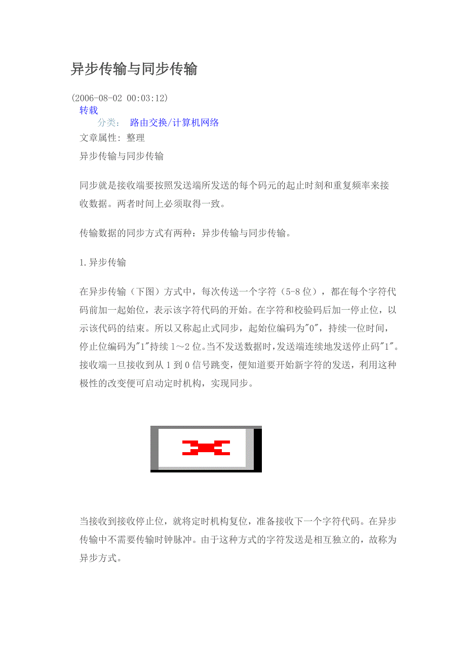 【2017年整理】同步与异步传输_第1页