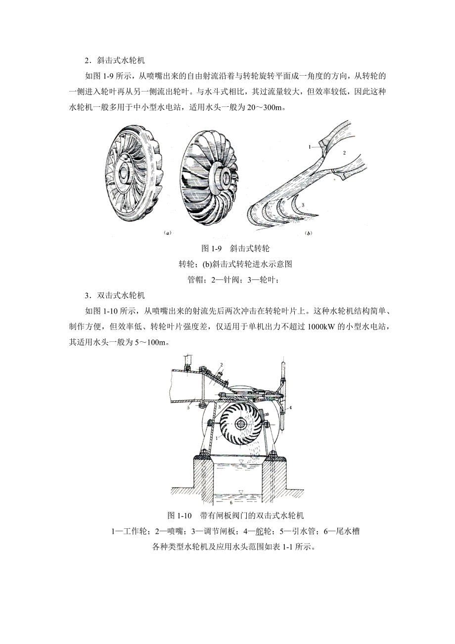 【2017年整理】水轮机类型及工作参数_第5页