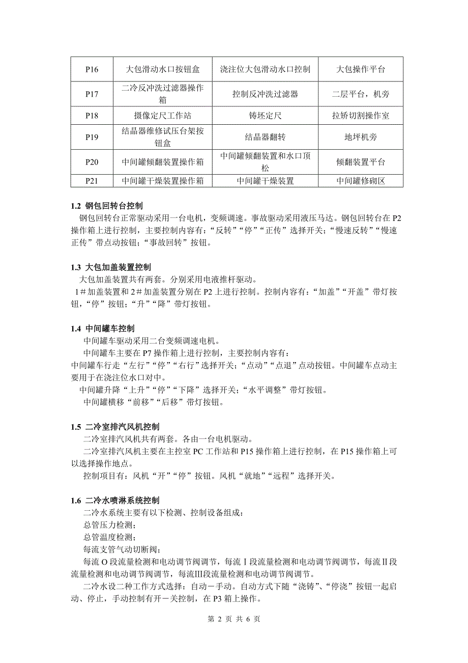 【2017年整理】连铸电控操作说明书_第2页