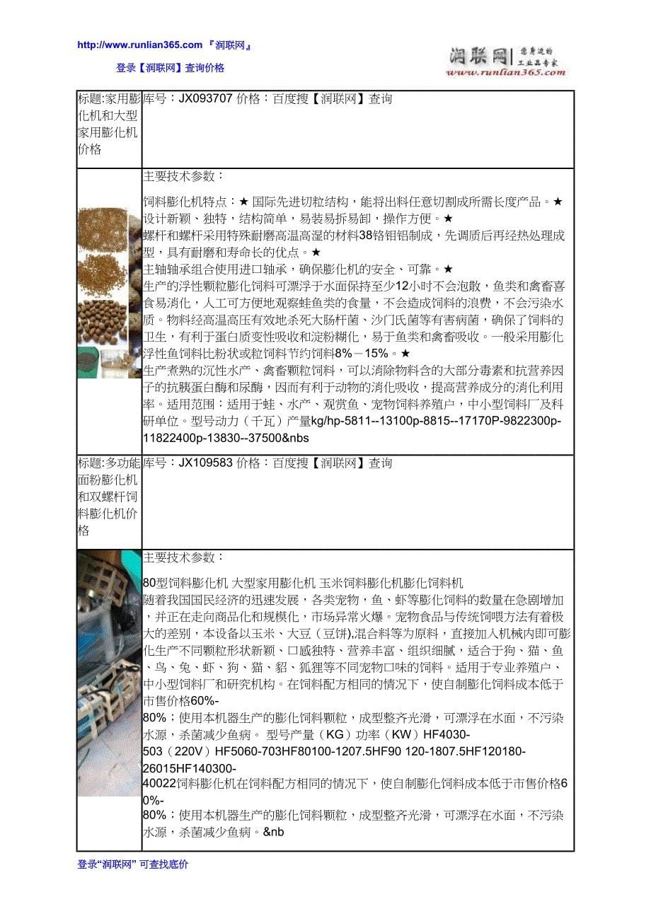 【2017年整理】万能膨化机和多功能玉米花膨化机价格_第5页