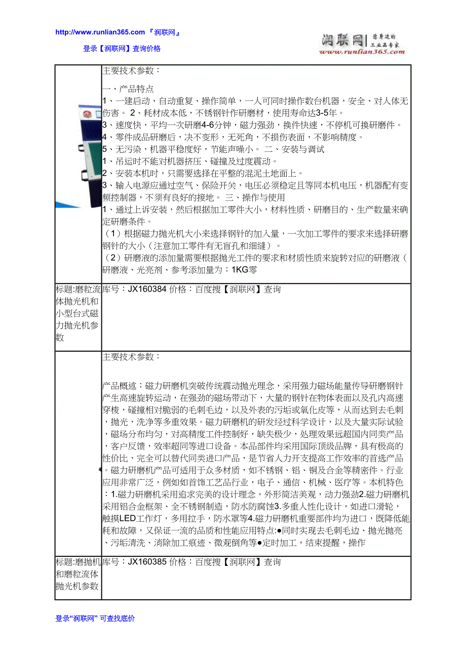 【2017年整理】毛刺磁力研磨机和自动出料振动研磨机价格_第4页