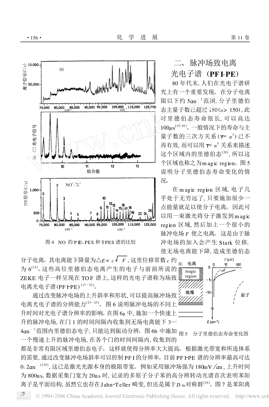 高分辨脉冲场致电离光电子谱_第4页