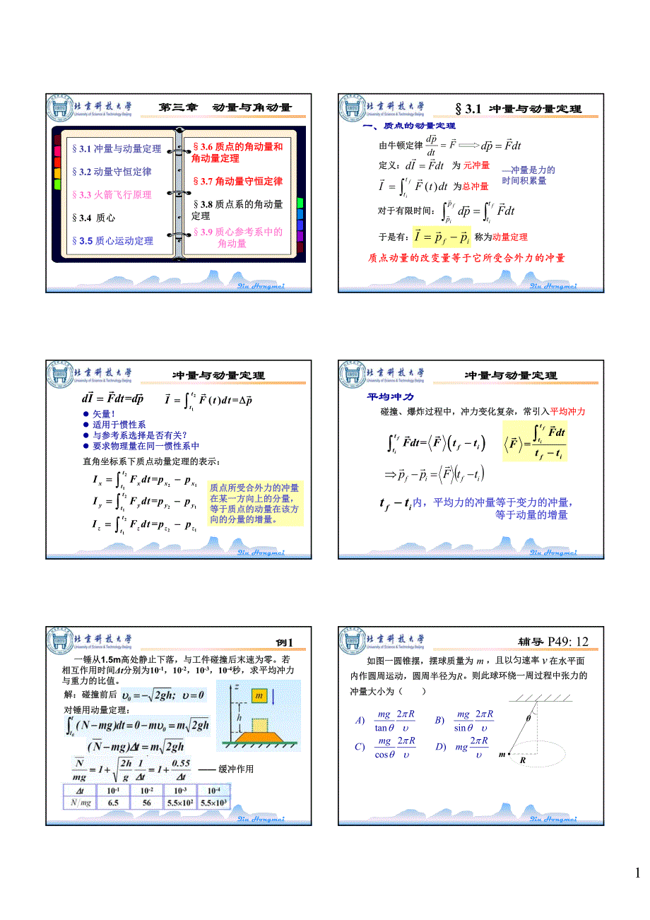 动量与角动量 [兼容模式]_第1页