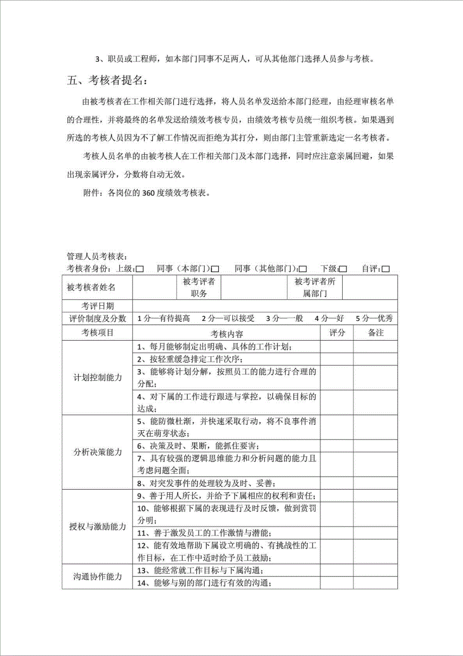 360度绩效考核方案_第3页