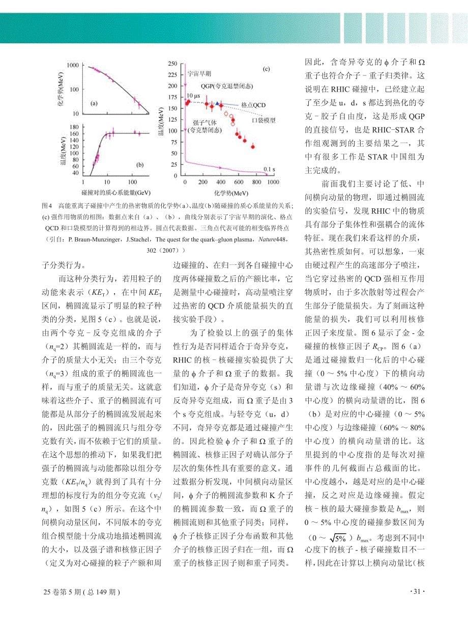 高能核物理前沿 探寻夸克 胶子等离子体 马余刚_第5页