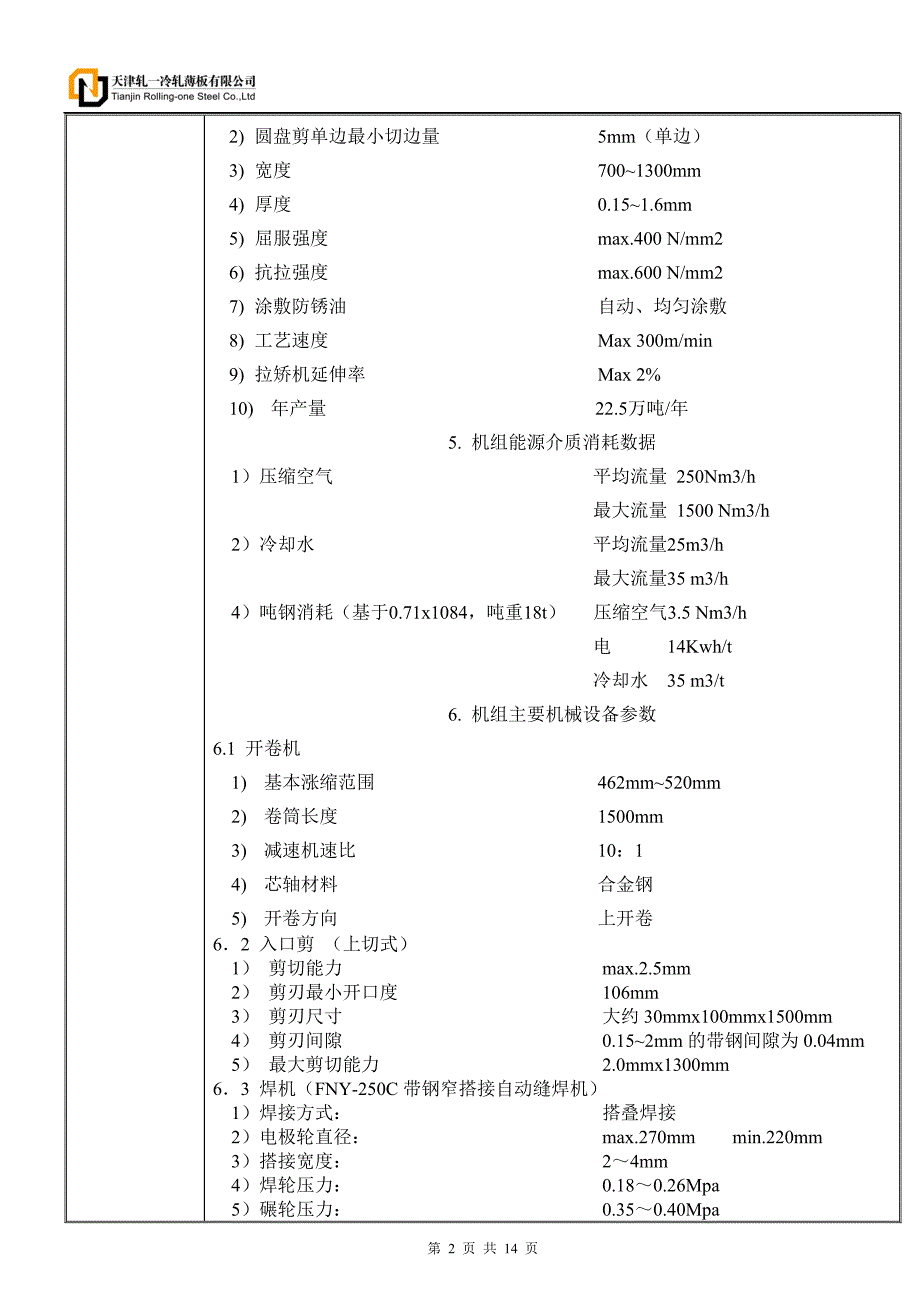 【2017年整理】重卷线工艺规程_第2页