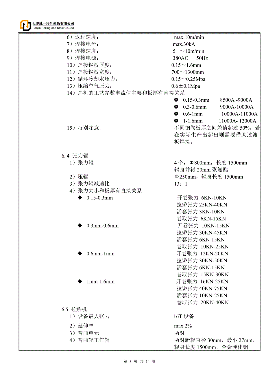 【2017年整理】重卷线工艺规程_第3页