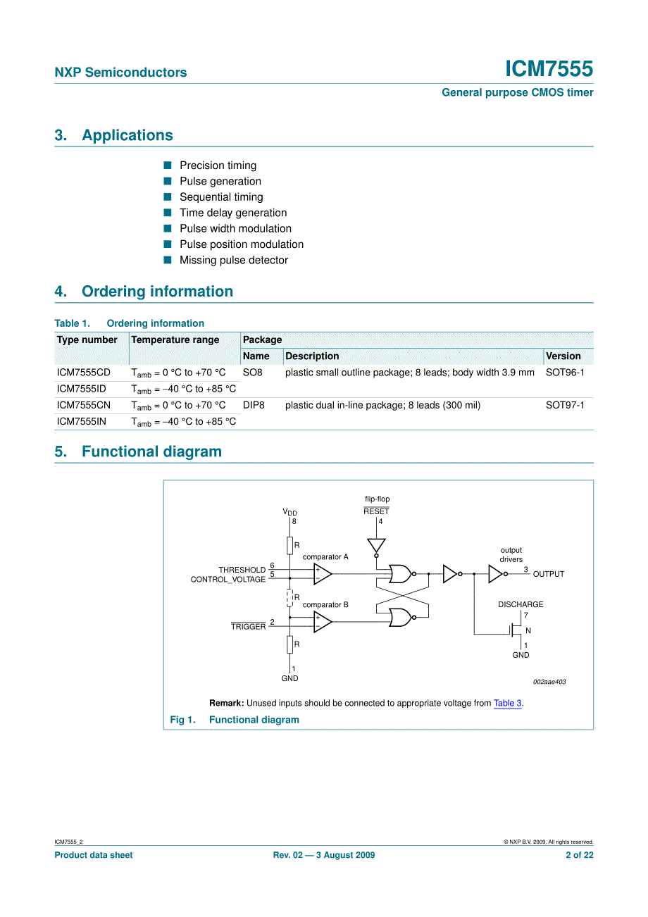 ICM7555 宽电压定时器_第2页
