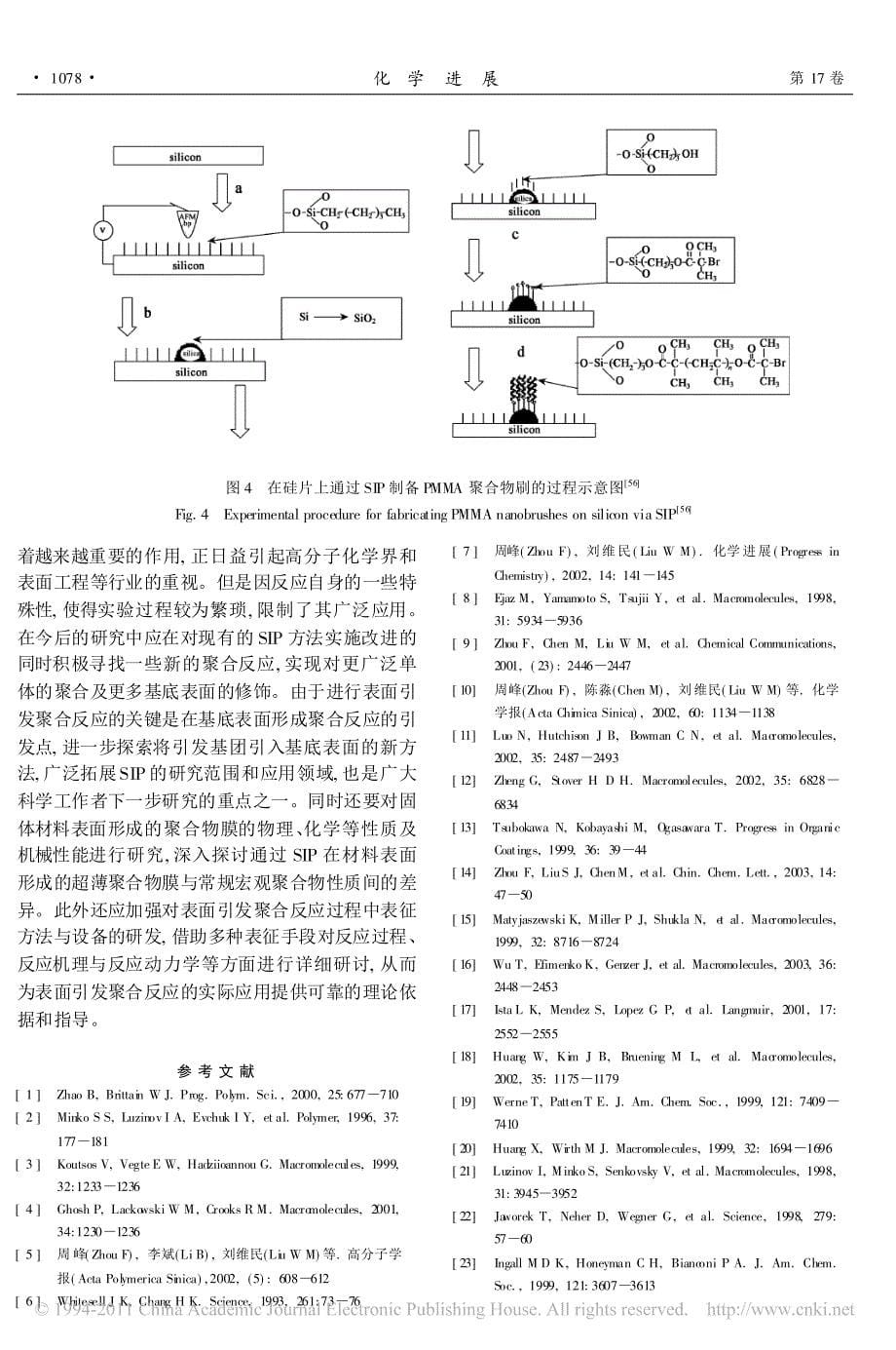 表面引发聚合反应研究进展_第5页