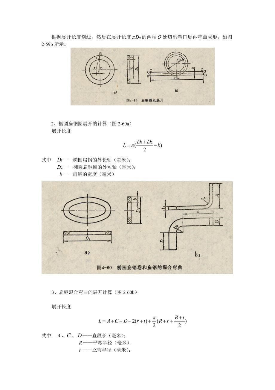 钣金工艺学型钢展开长度的计算_第5页