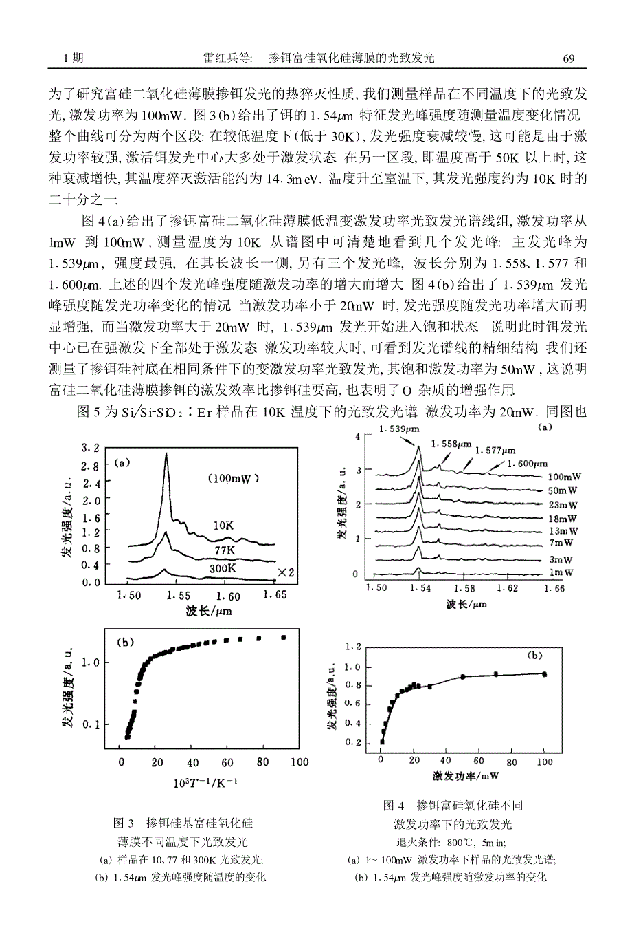 掺铒富硅氧化硅薄膜的光致发光_第3页