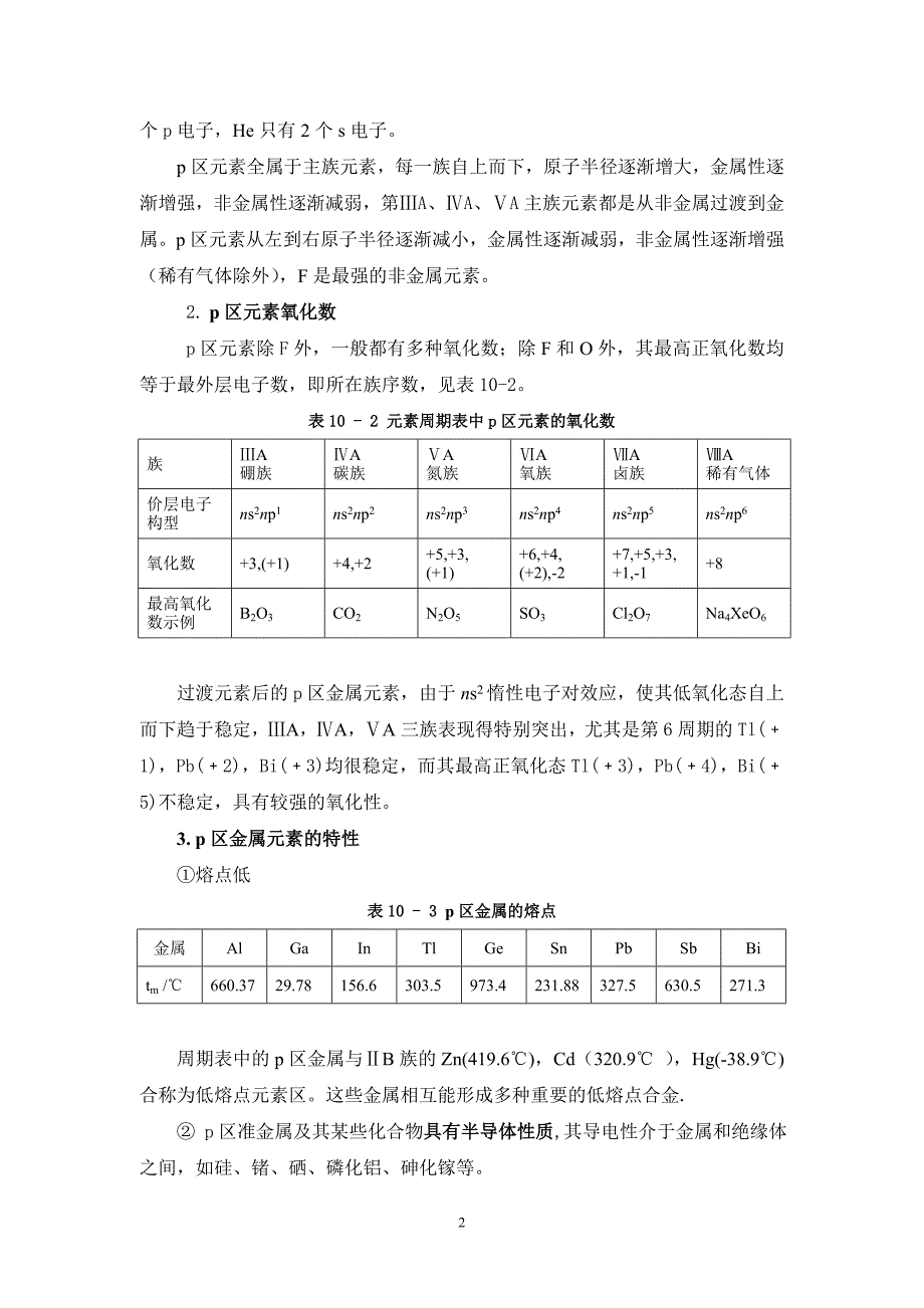 第 10与沼肼 主族金属元素(二)铝锡铅砷锑铋_第2页