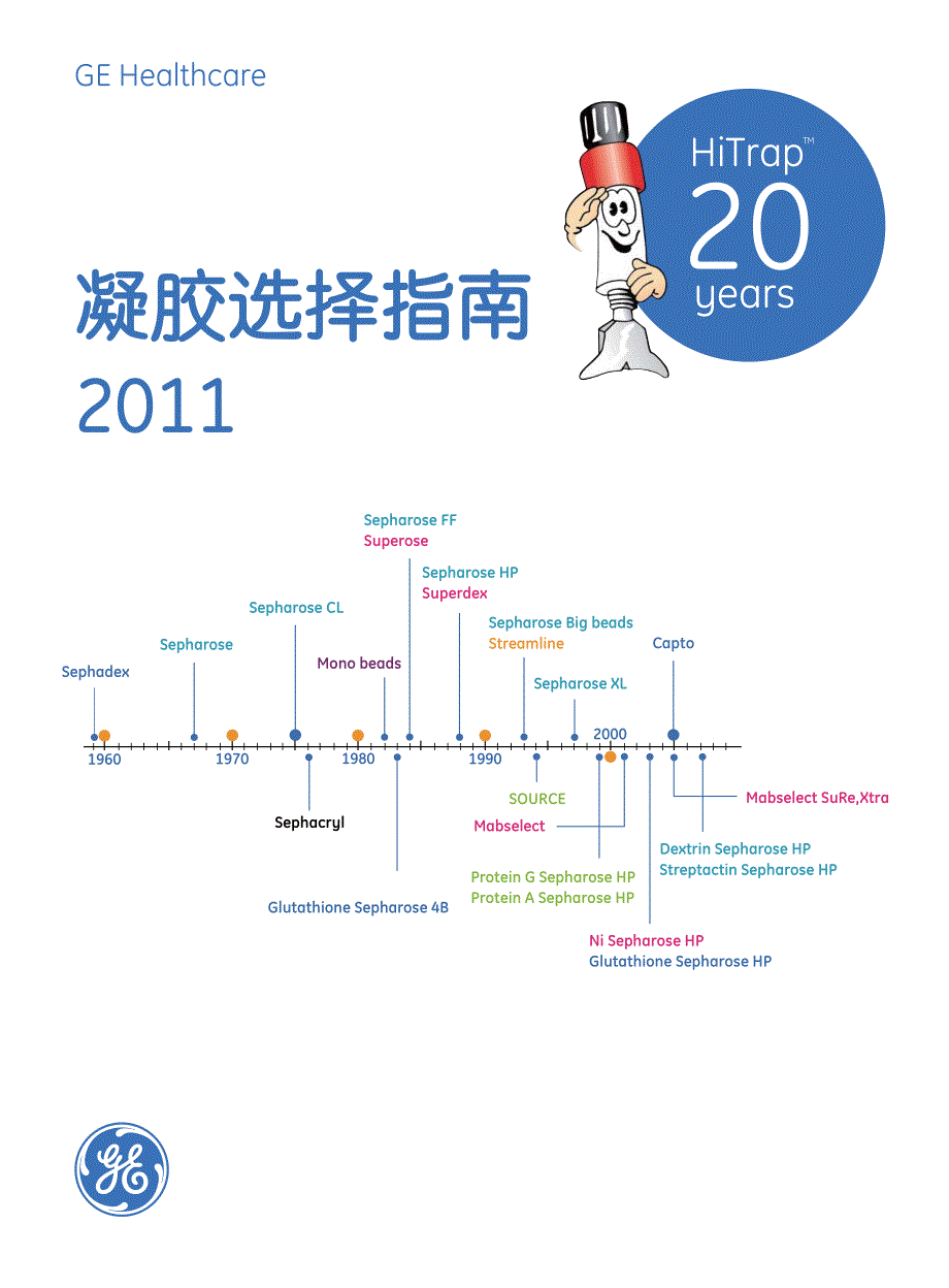 GE公司凝胶选择指南2011_第1页