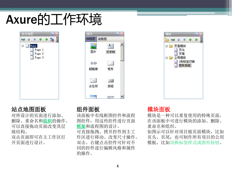 产品原型(Demo)设计-Axure入门培训_第4页