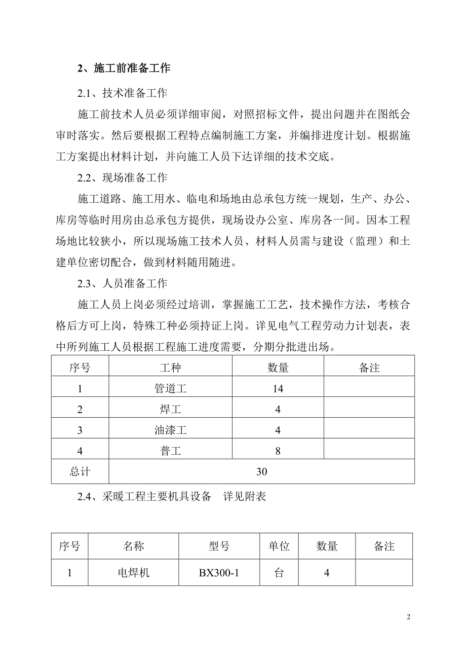 安全培训综合楼采暖施工方案_第2页