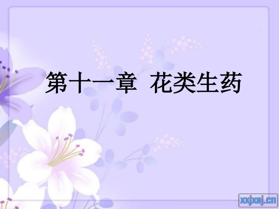 第十矣牖与章 花类生药_第1页