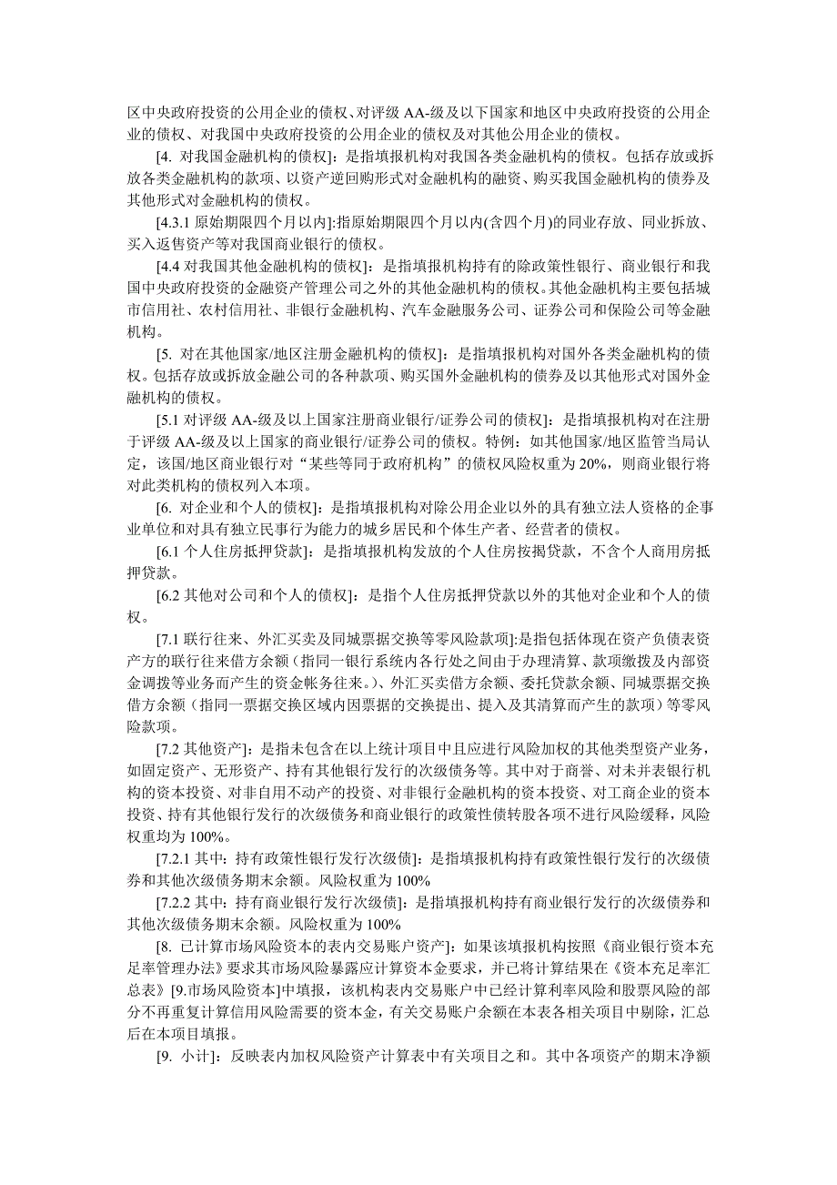 G42表内加权风险资产计算表_第2页