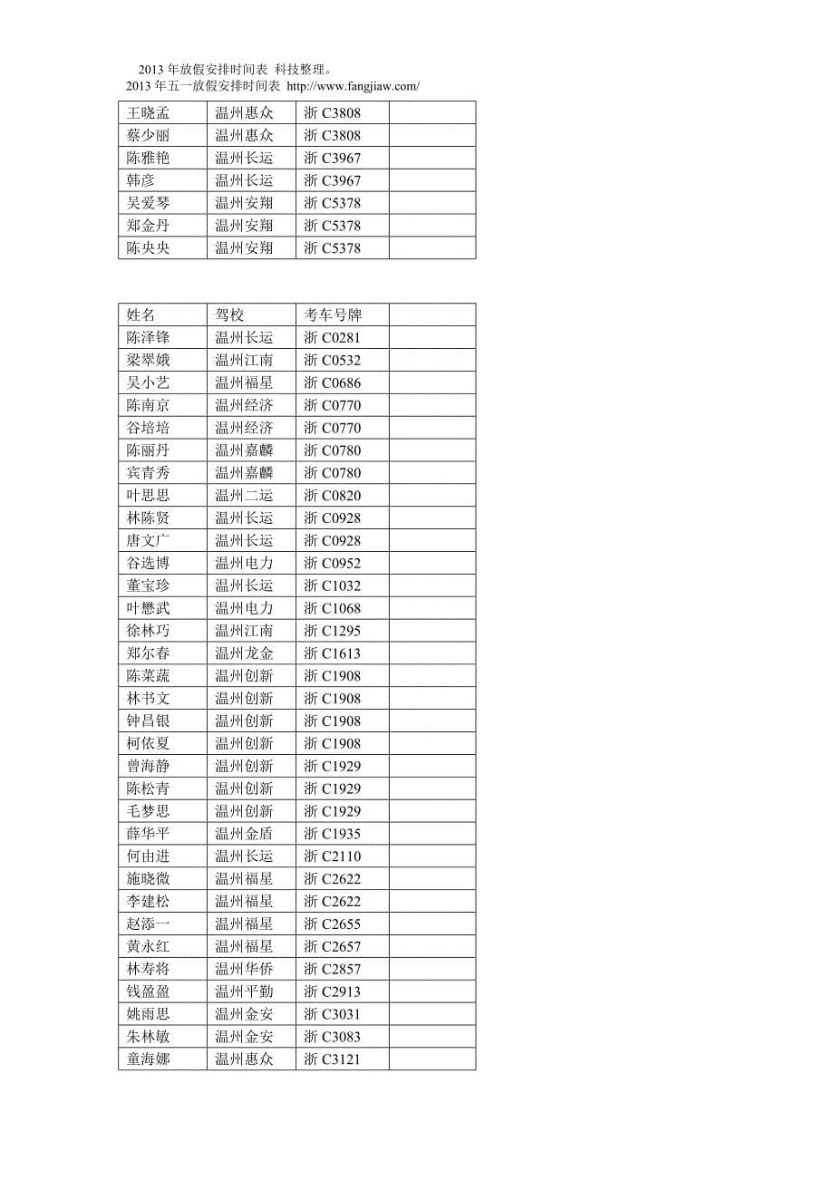 2013-02-1科目三智能化考试计划单_第5页