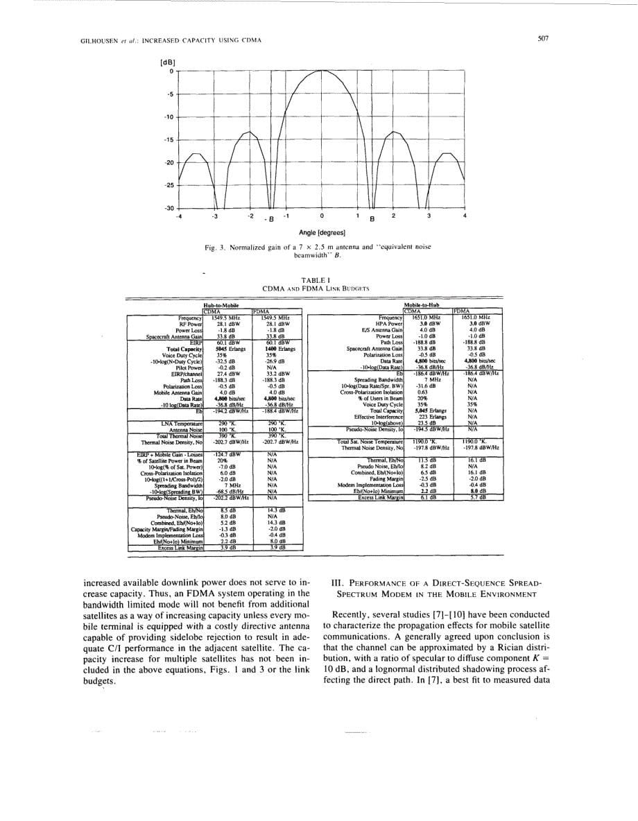 Increased capacity using CDMA for mobile satellite communication_第5页