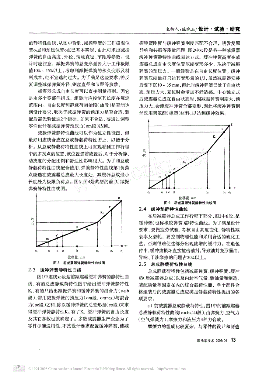 摩托车减震器总成静载荷特性分析[1]_第3页