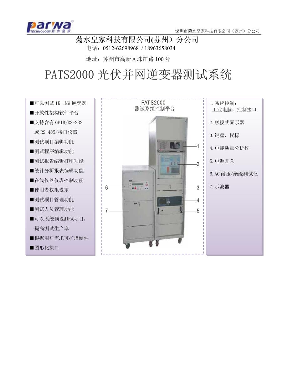 光伏逆变器测试方案_第1页