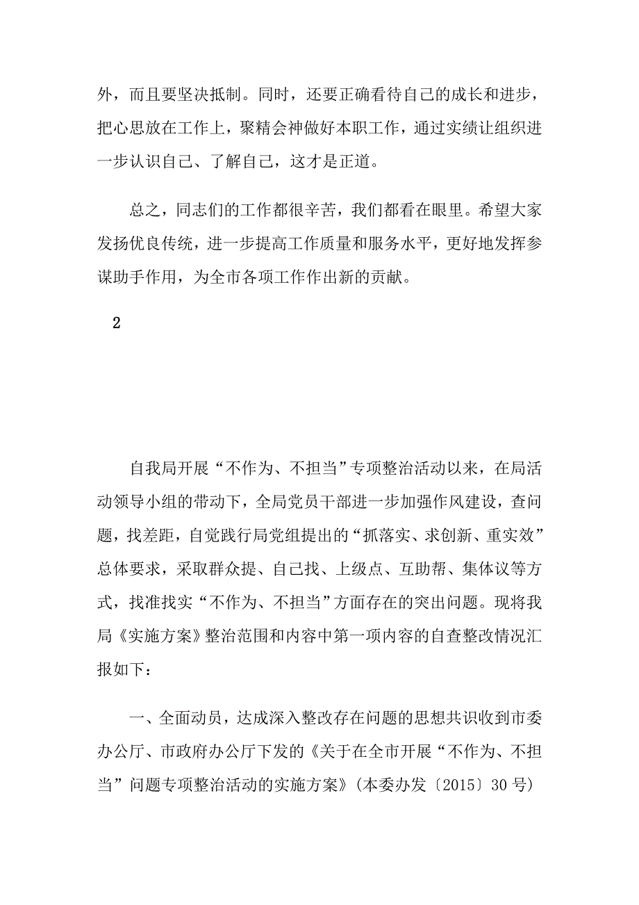 不作为不担当整改措施发言提纲_第4页